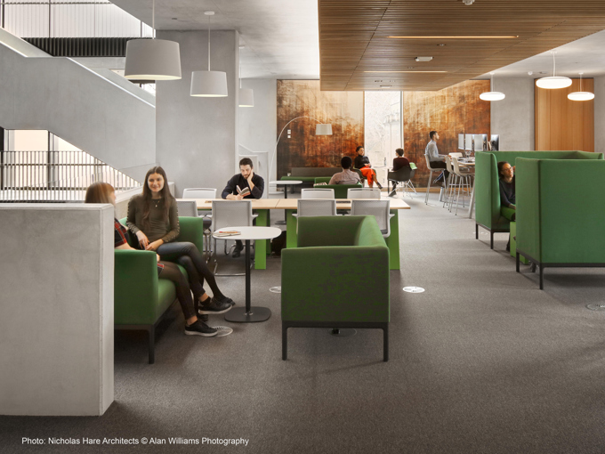 UCL Studiecenter fællesområde