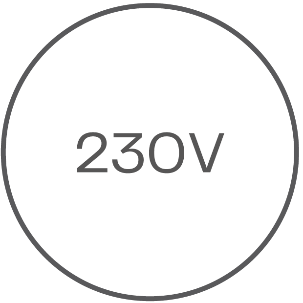 
230V nominel driftsspænding