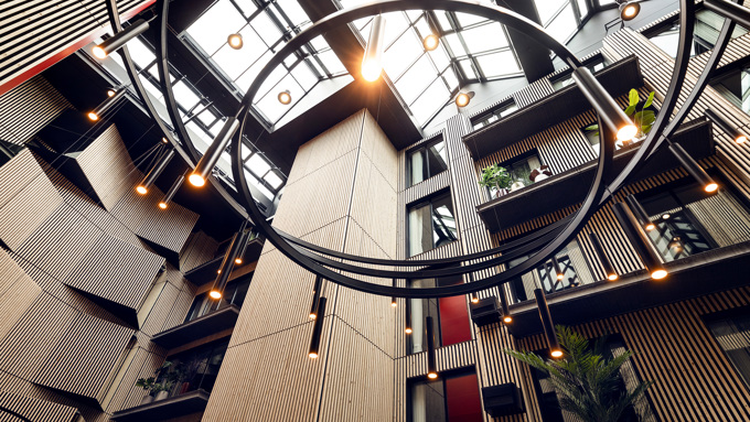 Radisson Red Aarhus atrium