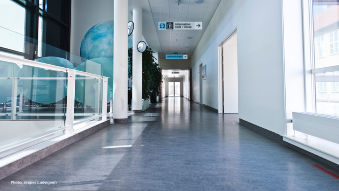 Gentofte Hospital indvendigt