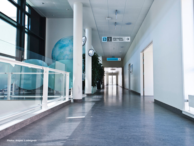 Gentofte Hospital indvendigt