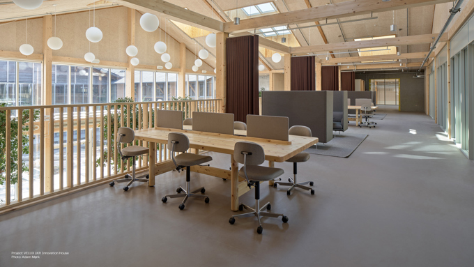 Kontormiljø i LKR Innovationshuset