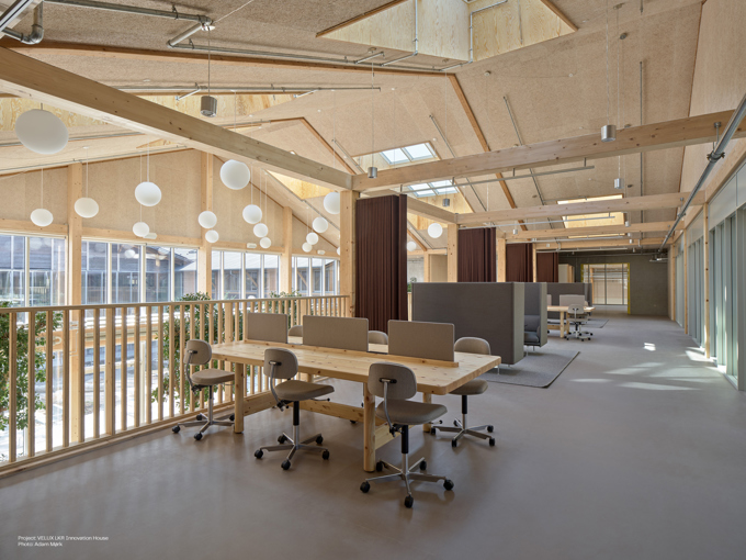 Kontormiljø i LKR Innovationshuset